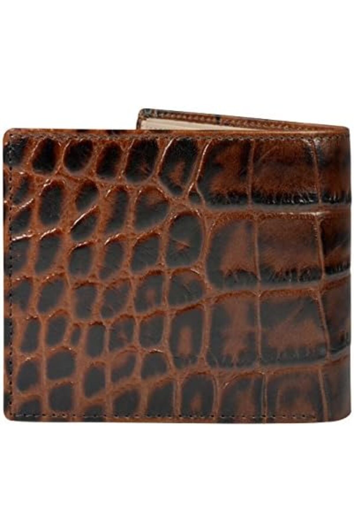 Cross-Coco Signature Bi-fold Coin Wallet, Brown 6