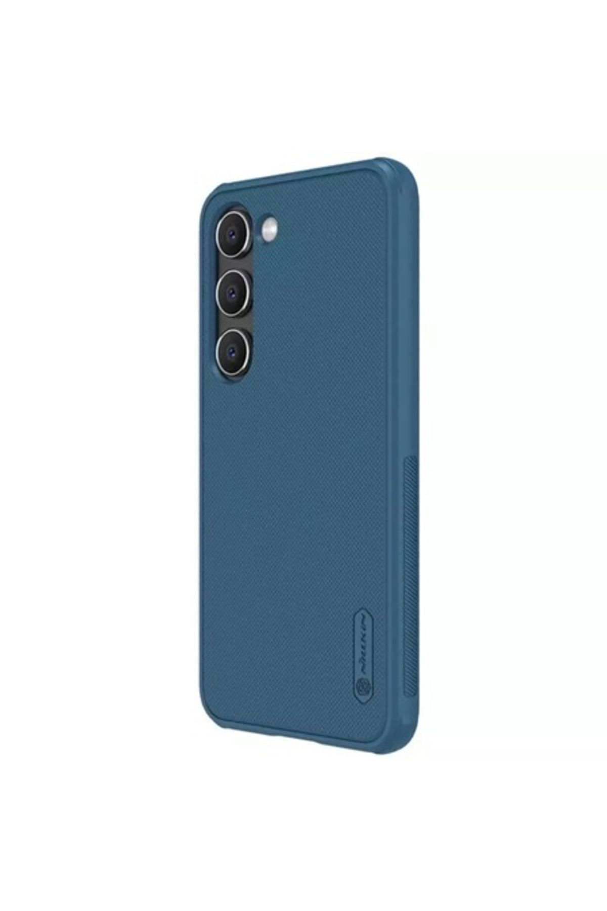 SOHO-Husă de protecție compatibilă cu Samsung Galaxy S23 Plus, design Super Frosted Shield Pro, albastră 1