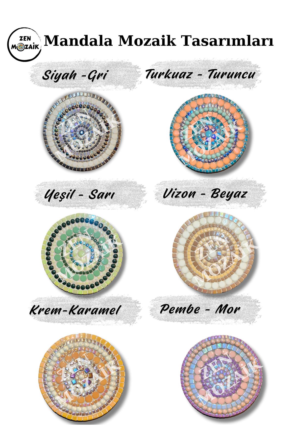 Zen Mozaik-Mandala Mosaic DIY Set – Create Miracles with Your Creativity! 3