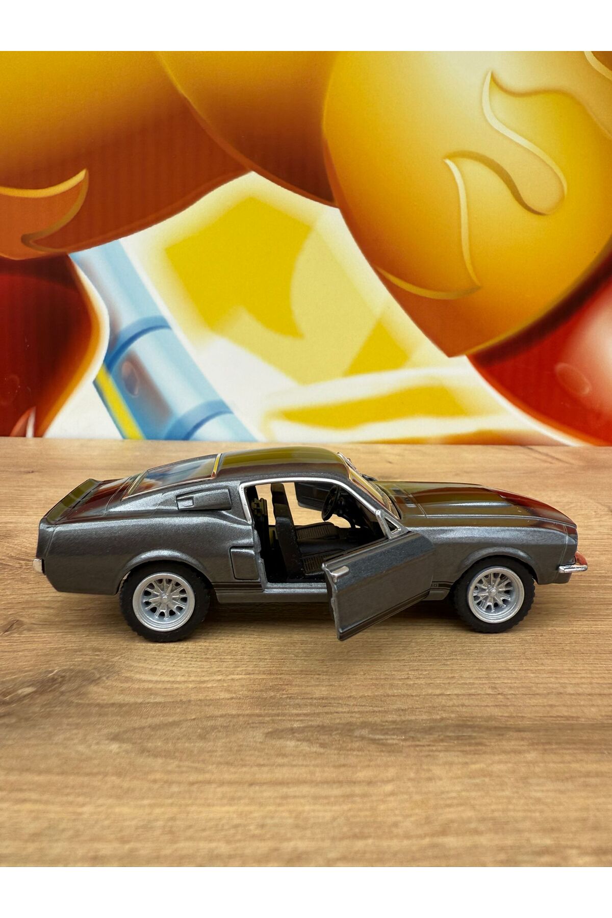 scntoys 1967 Ford Shelby GT-500 Çek Bırak Lisanslı Diecast Model