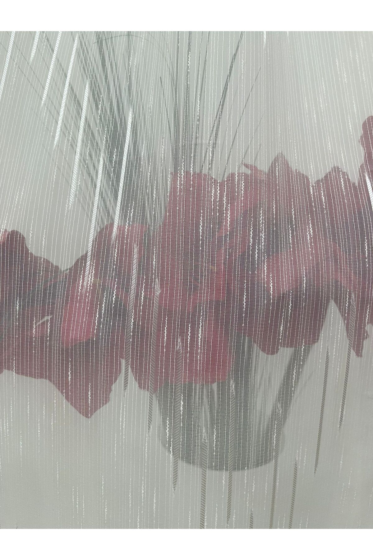 Liz Line-Mechanically embroidered curtain, with rejansa, ivory, "Game of lines" by Liz Line PD056 7