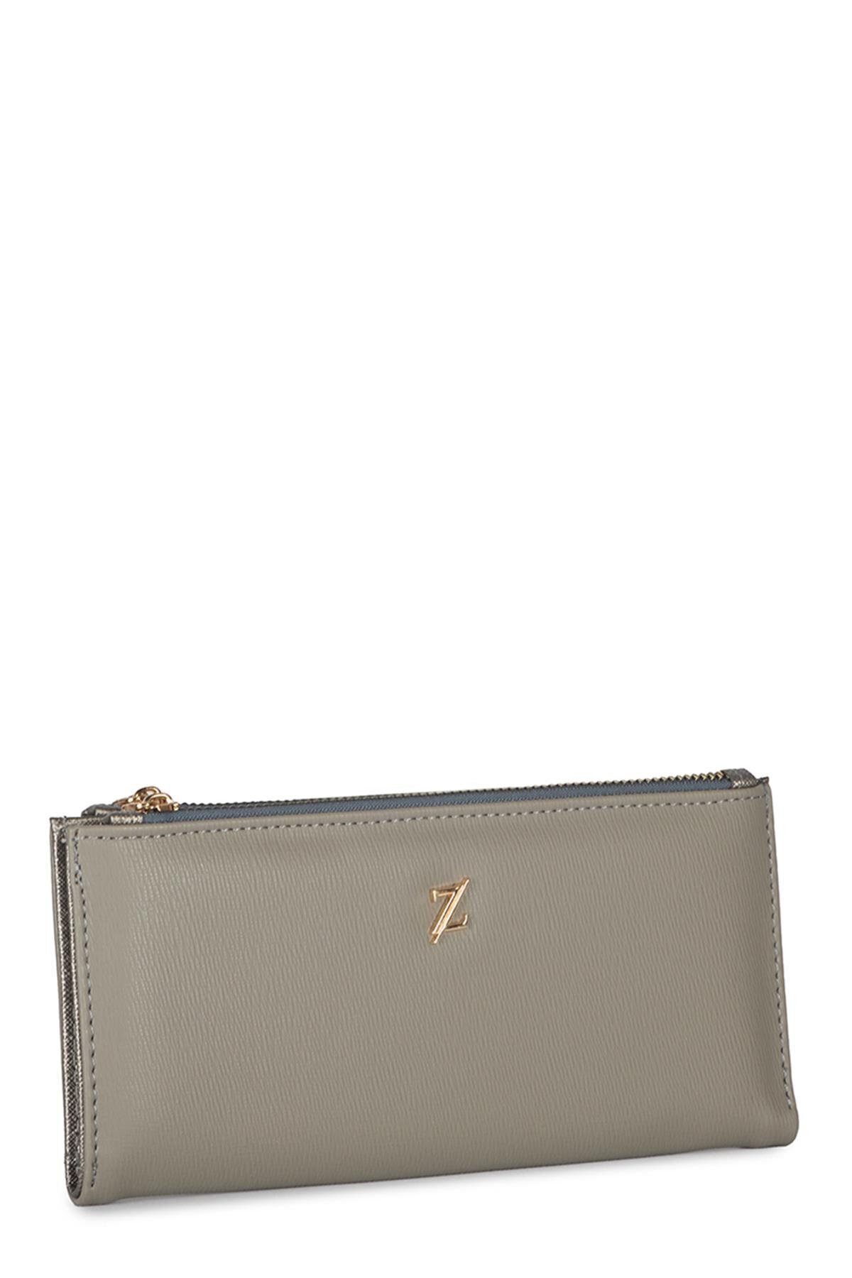کیف پول جیبی خاکستری تیره ZC027 Zühre