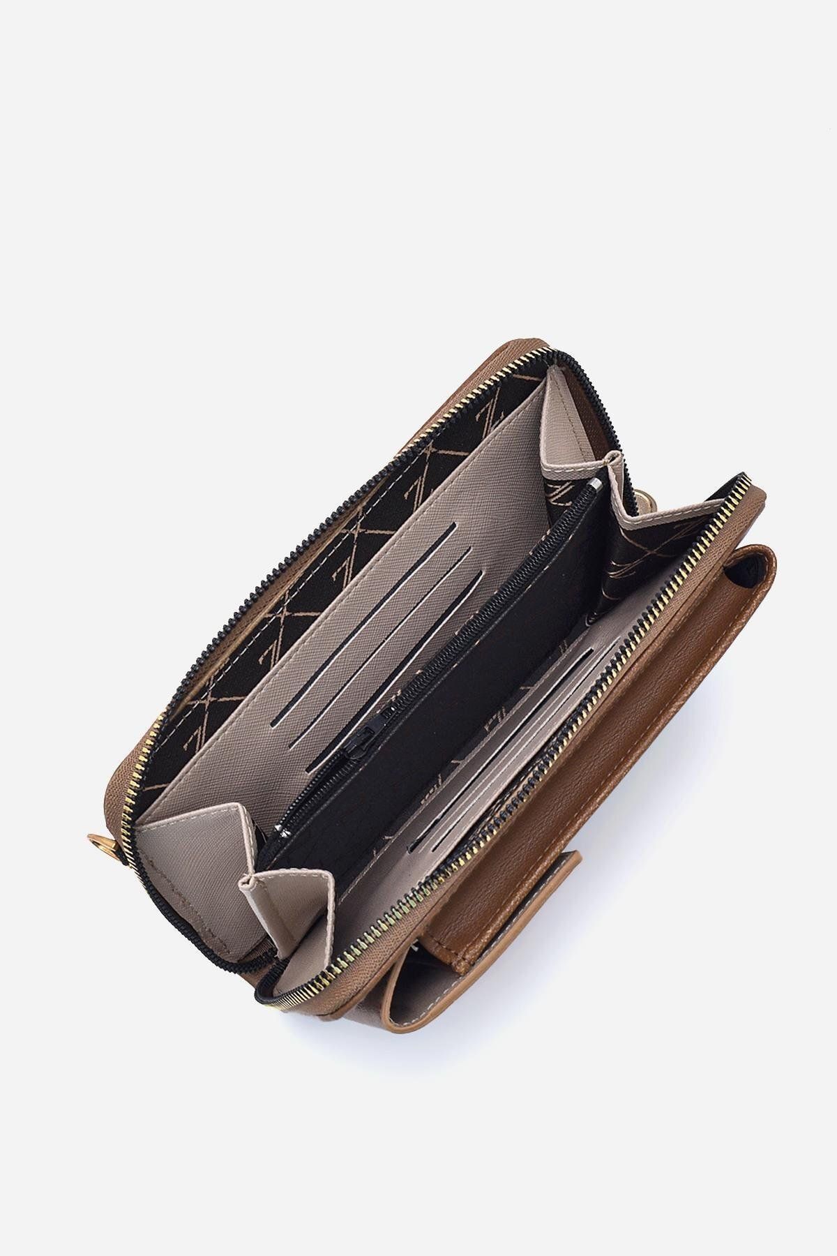 Zühre-Mink Wallet with Chain Strap Zc011 3