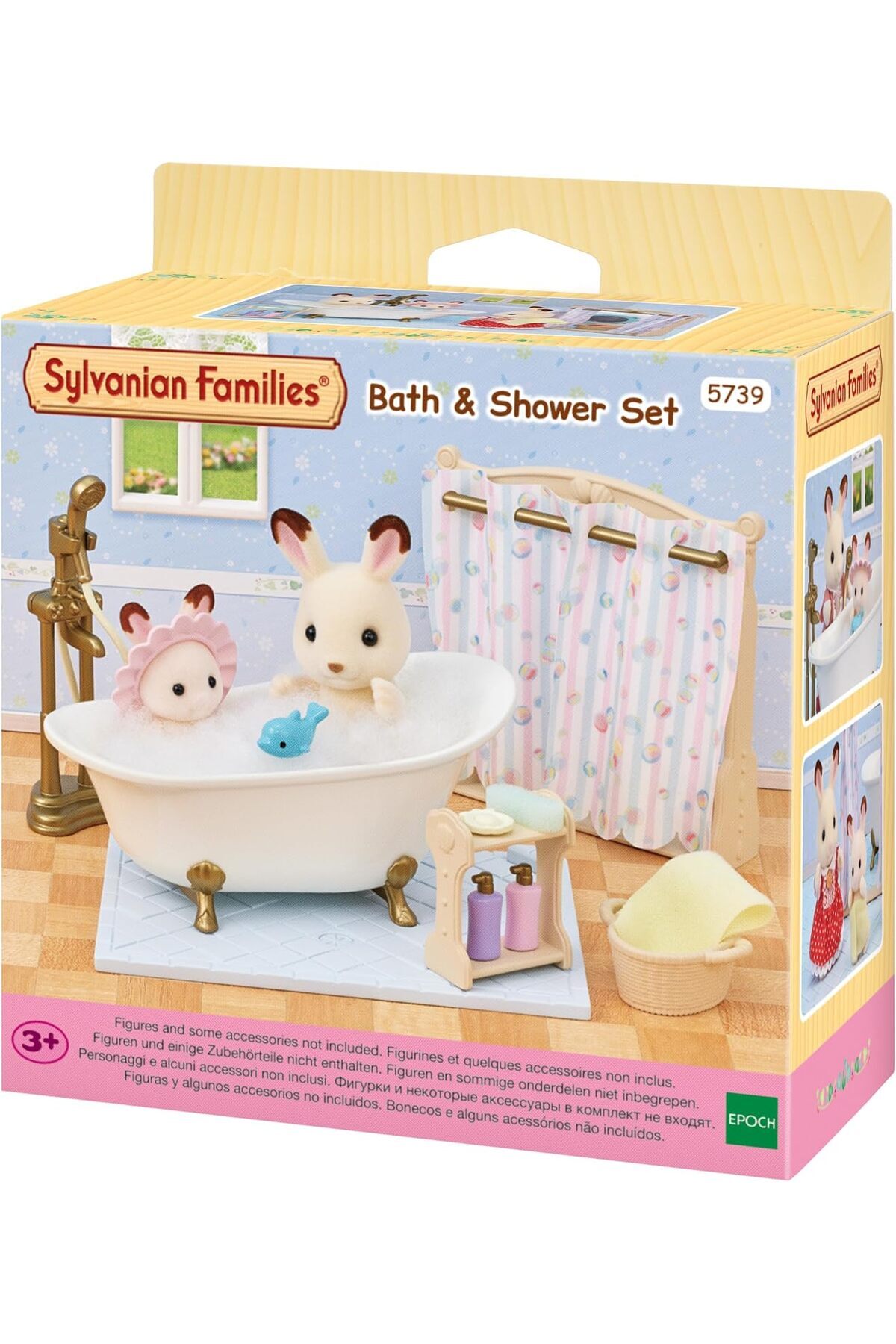 Delixa Sylvanian Families EPOCH Banyo Ve Duş Seti, Oyuncak