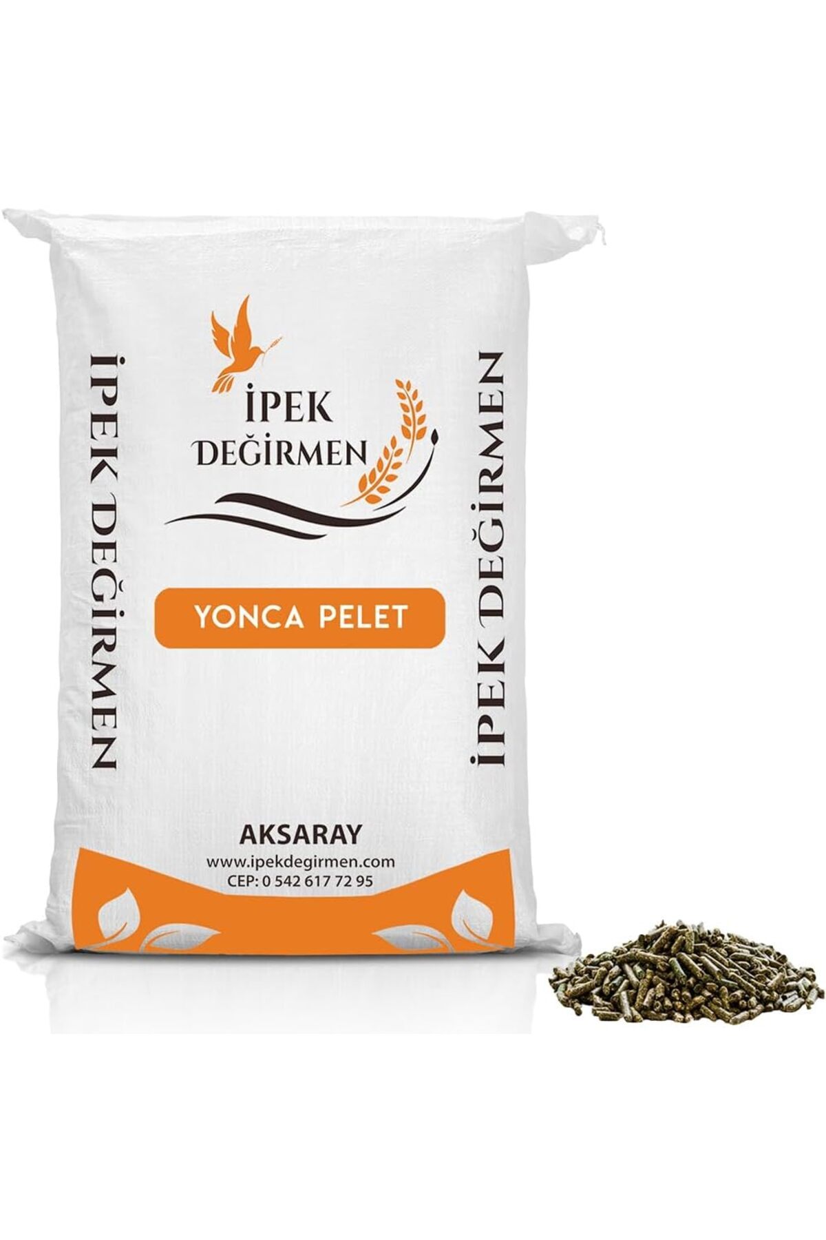 Hepta Collection İpek Değirmen Yonca Pelet Kemirgen Tavşan Hamster Yemi 25 KG