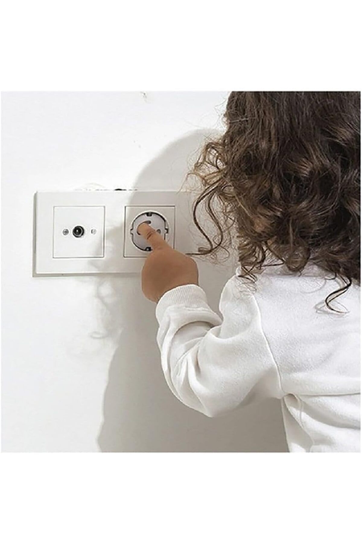 E&D Collection ® 24 Adet Bebek Priz Koruyucu Kilidi Kapağı Güvenlik Emniyet Seti Fiş Kapağı fotoğrafı 2 (önizleme)