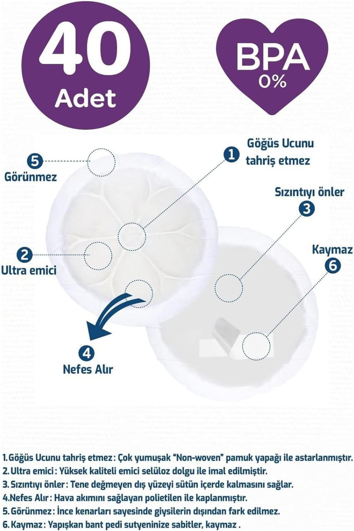 Hype Store 660 Göğüs Pedi, Çok Renkli, 0.16 kg fotoğrafı 3 (önizleme)