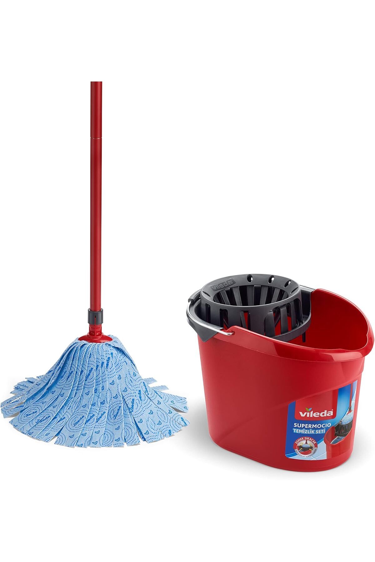 Shop a Way Supermocio Temizlik Seti Tüm Yüzeyler için Kırmızı