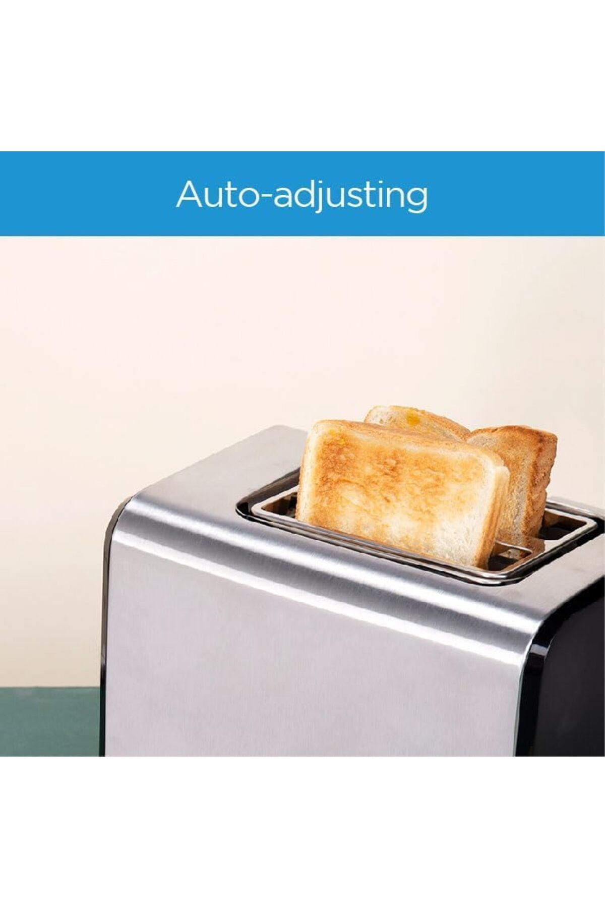 Midea-Toaster 2 Slots, 950W With Adjustable Browning Control, Removable Crumb Tray, Automatic Pop Up 5