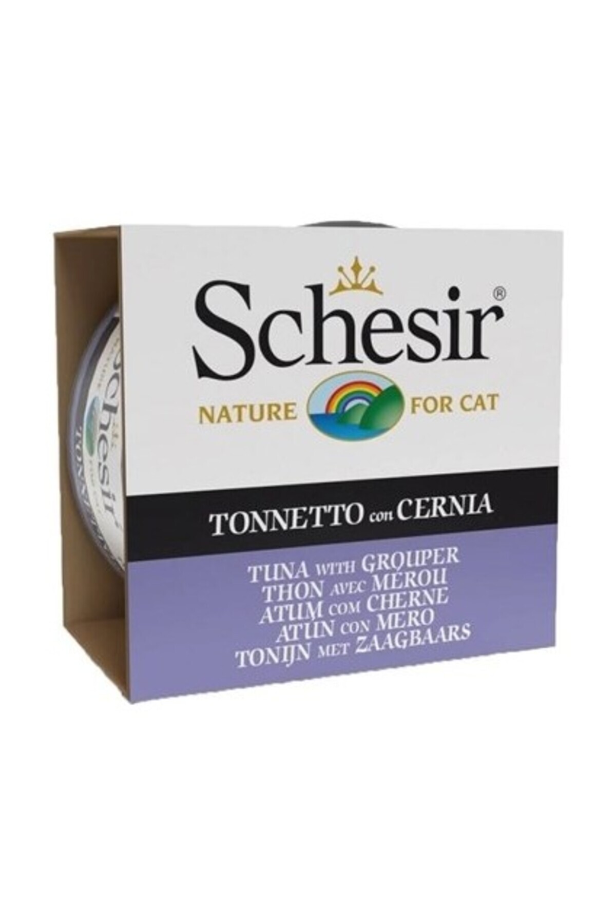 Schesir Ton ve Orfoz Balıklı Jöleli Kedi Konservesi 85 gr