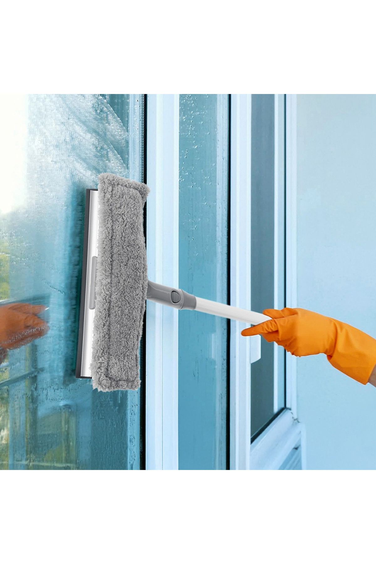 shumee-2-in-1 CLEAN SYSTEM Window Mop with Squeegee 2