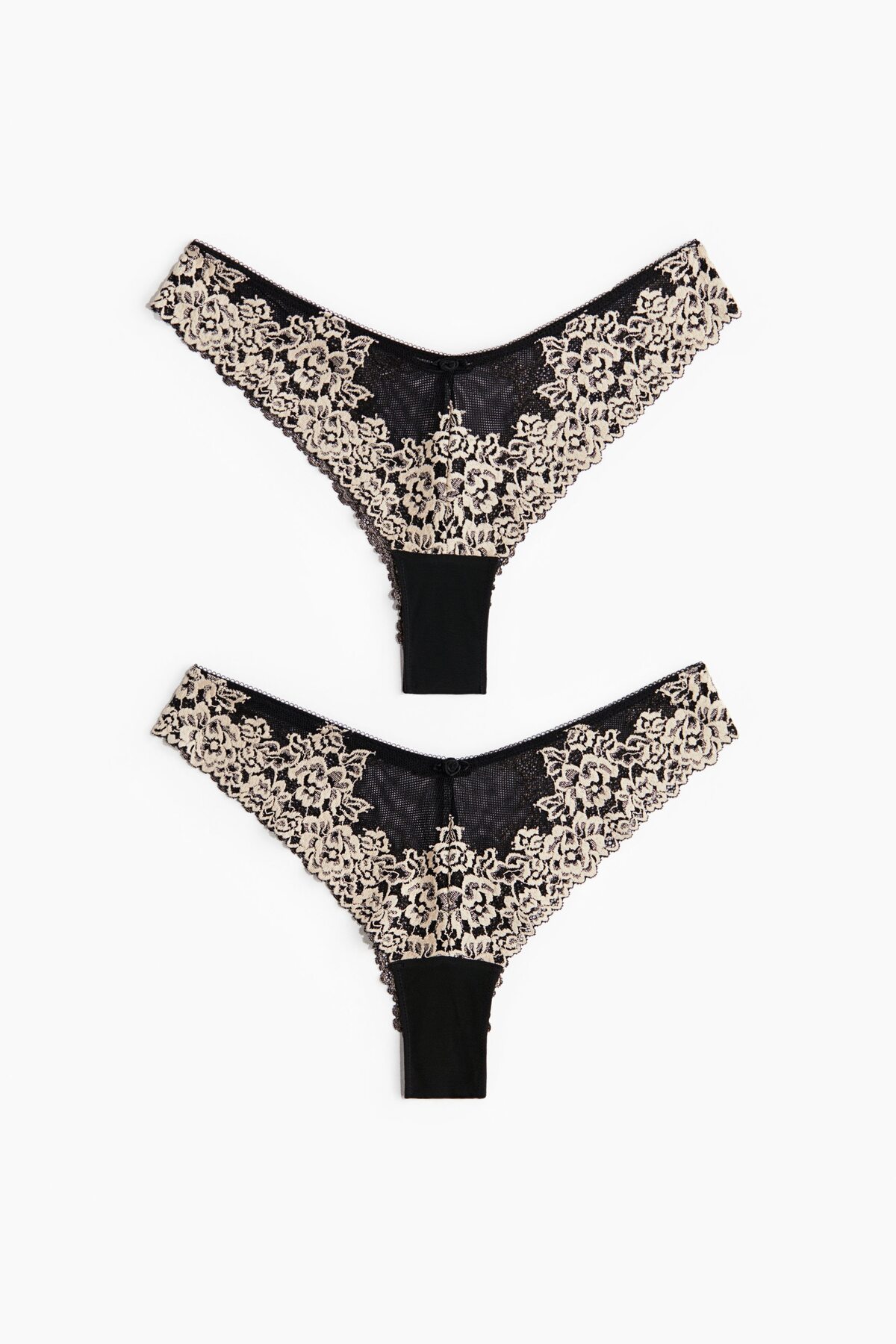 H&M 2’li Dantel Brazilian Külot görsel 3