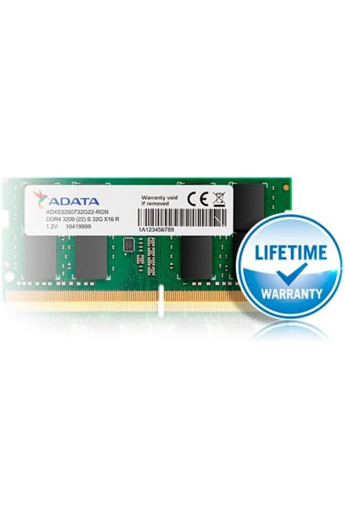 Adata-8GB DDR4 3200MHz RAM CL22 4