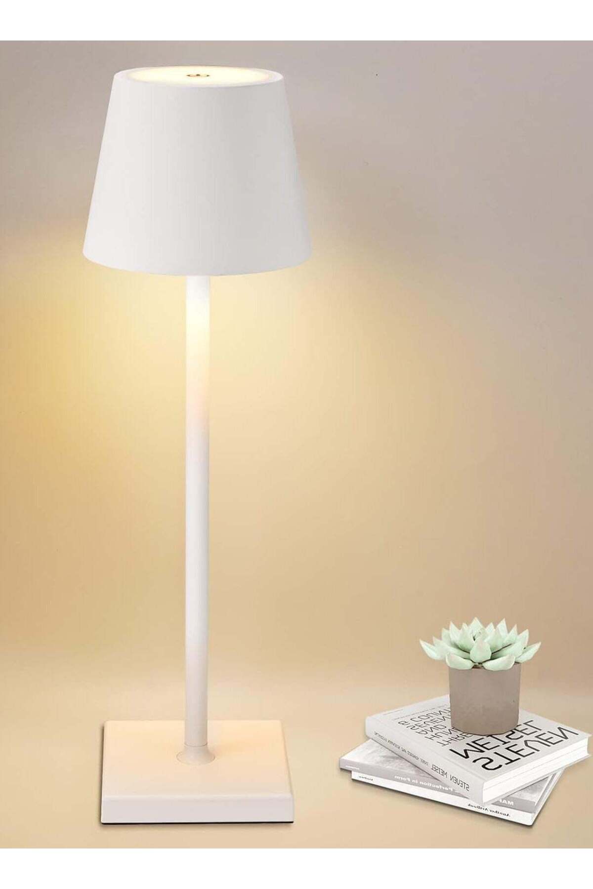 Generic-HOCC Battery Operated Lamp Cordless Table Lamp Rechargeable LED Desk Lamp 1