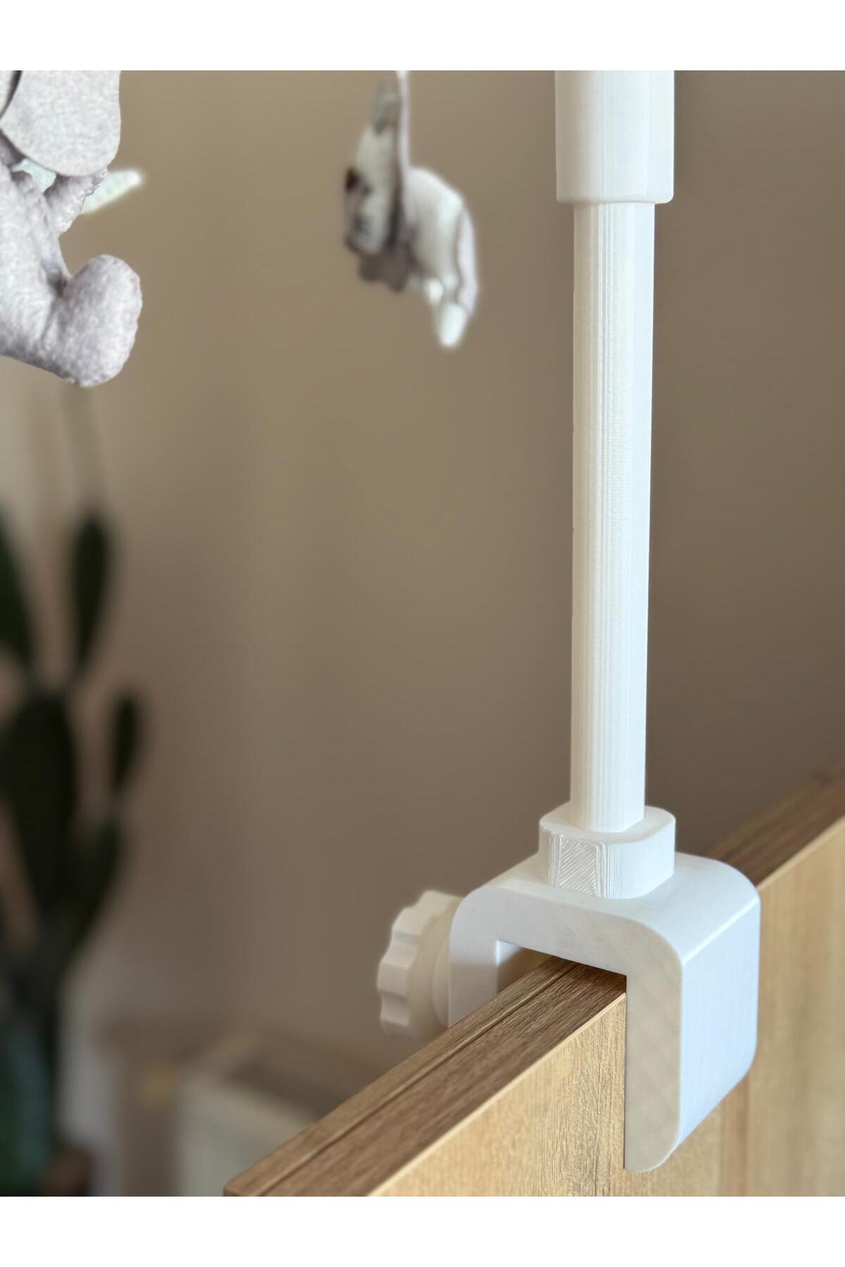 Asilbebe Müzik ve Asma Aparatlı Keçeden Hayvan Figürlü Beşik Dönencesi fotoğrafı 7 (önizleme)