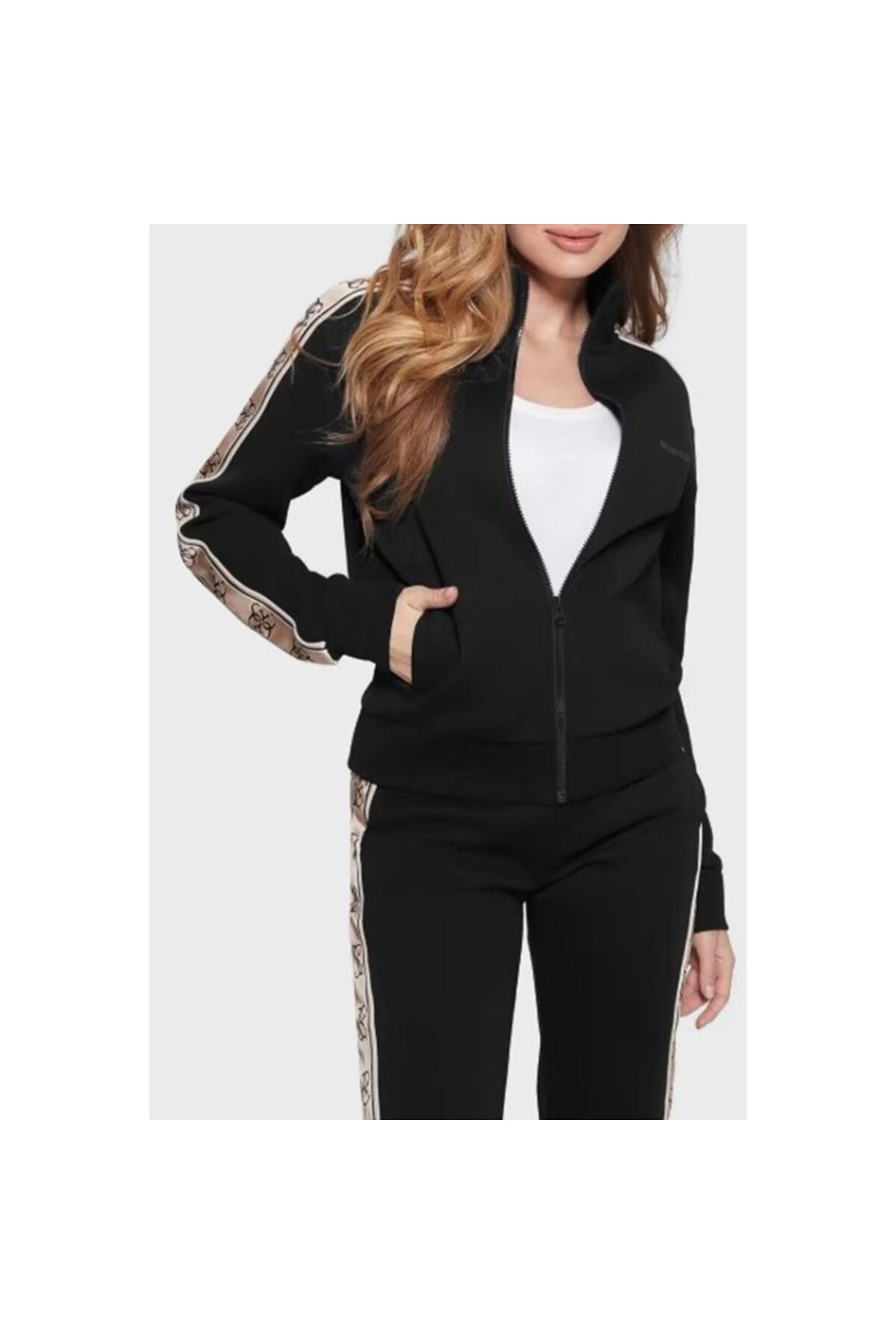 Guess V2yq16kb3p2 Brıtney Full Zıp Sweatshırt görsel 7