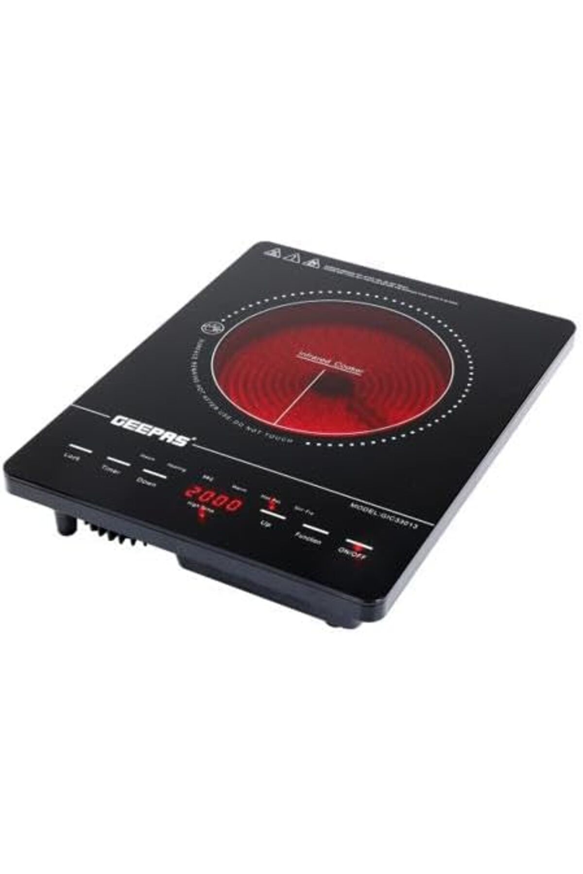 Geepas-4 Digit LED Display Digital Infrared Cooker, GIC33013 7