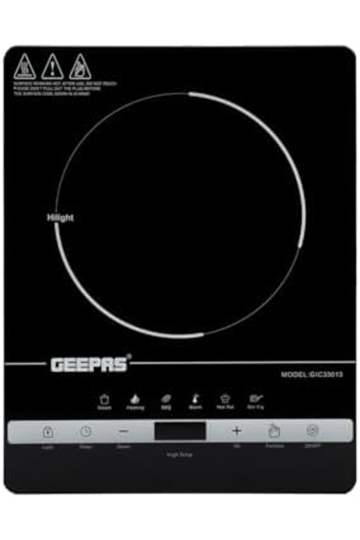 Geepas-4 Digit LED Display Digital Infrared Cooker, GIC33013 2