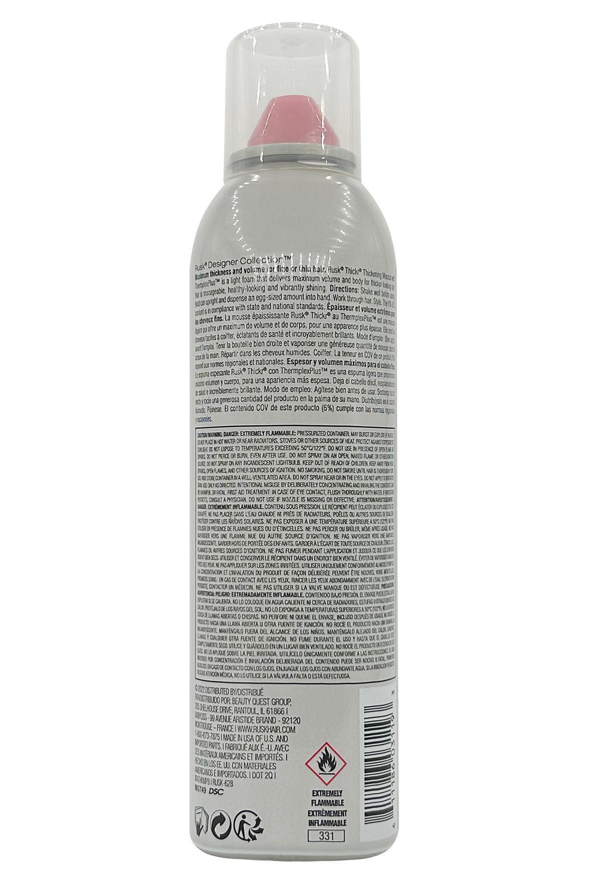 Thickr No 3 Dolgunlaştırıcı Saç Köpüğü 249.5GR — 611186031193 — تصویر 2 از 2