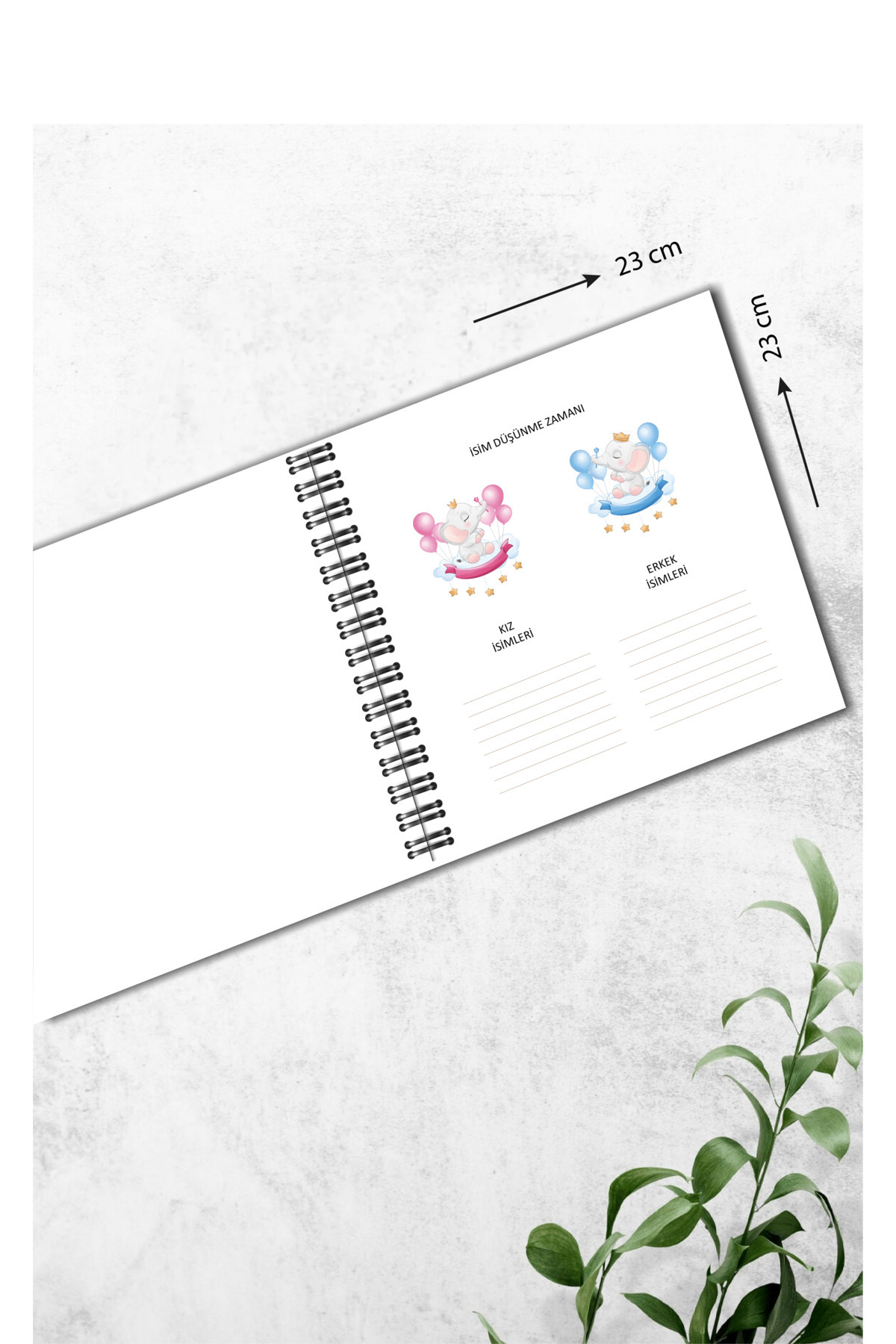 BULUT DİJİTAL Modern Bebek Anı Defteri - Ilk 1 Yıl Hamilelik Ve Anne Bebek Günlüğü - Ajandası fotoğrafı 3 (önizleme)