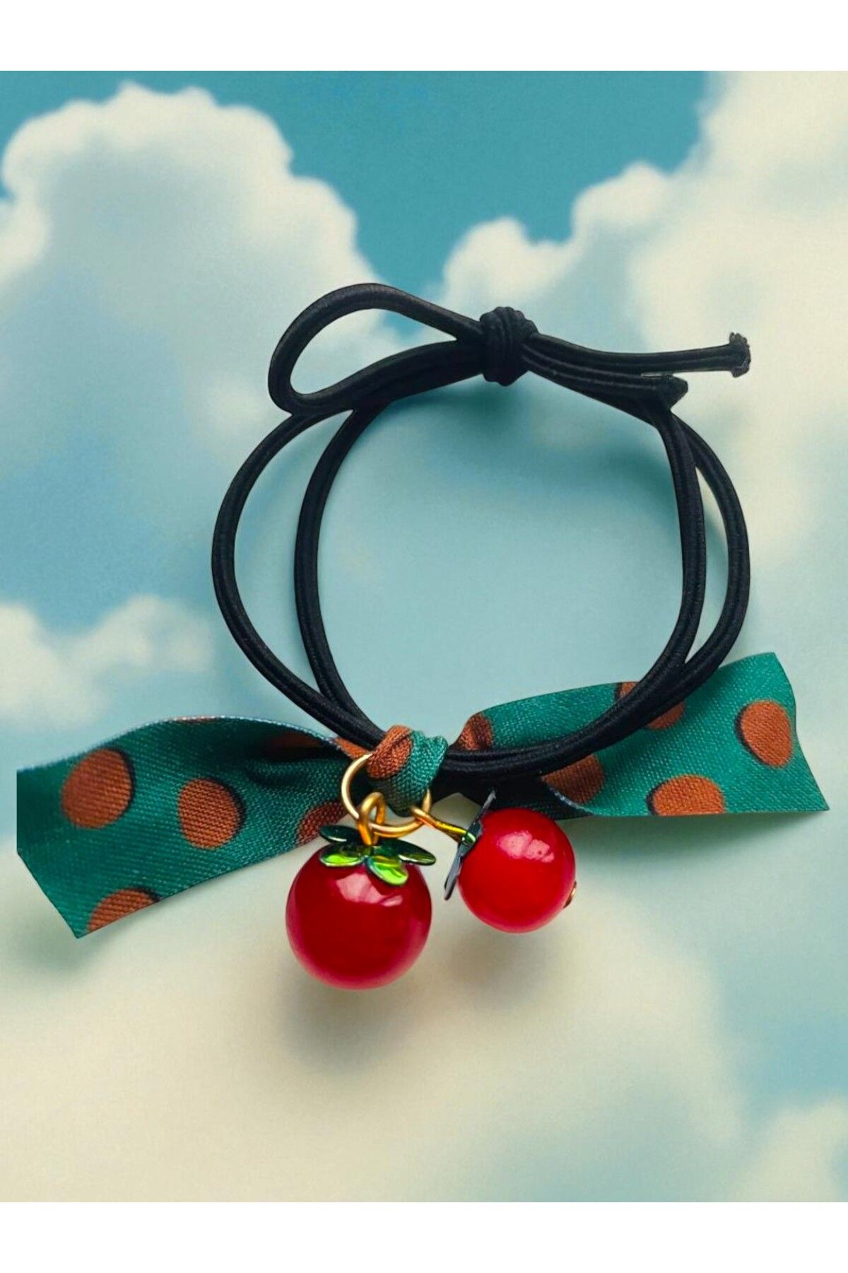 GALATA GIFT-Wallet-Buckle Set, Girl's Wallet and Two (2) Pieces of Cherry Binding Buckle Set with Elastic 8