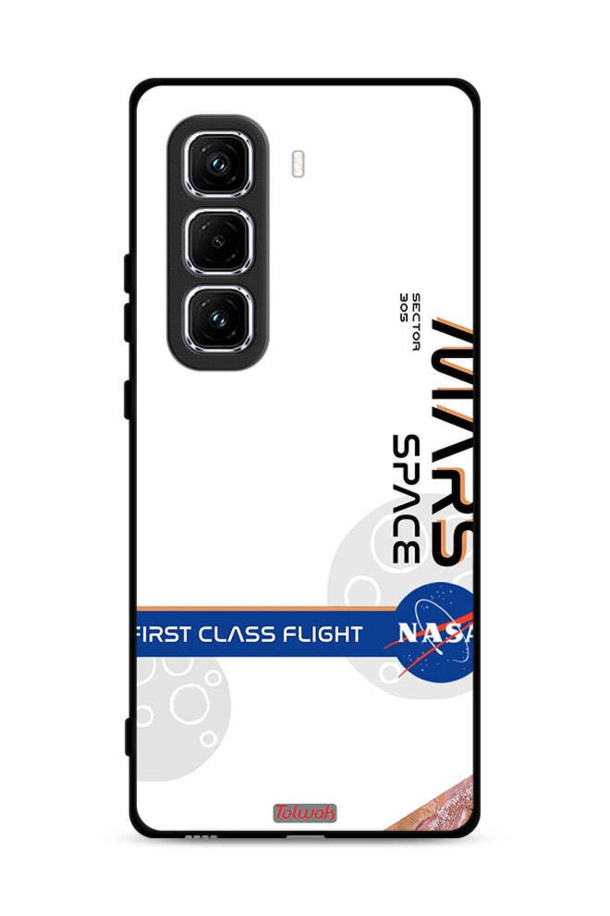 Tolwak-Infinix Hot 50 Pro 4G Protective Case Cover First Class Flight Mars 1