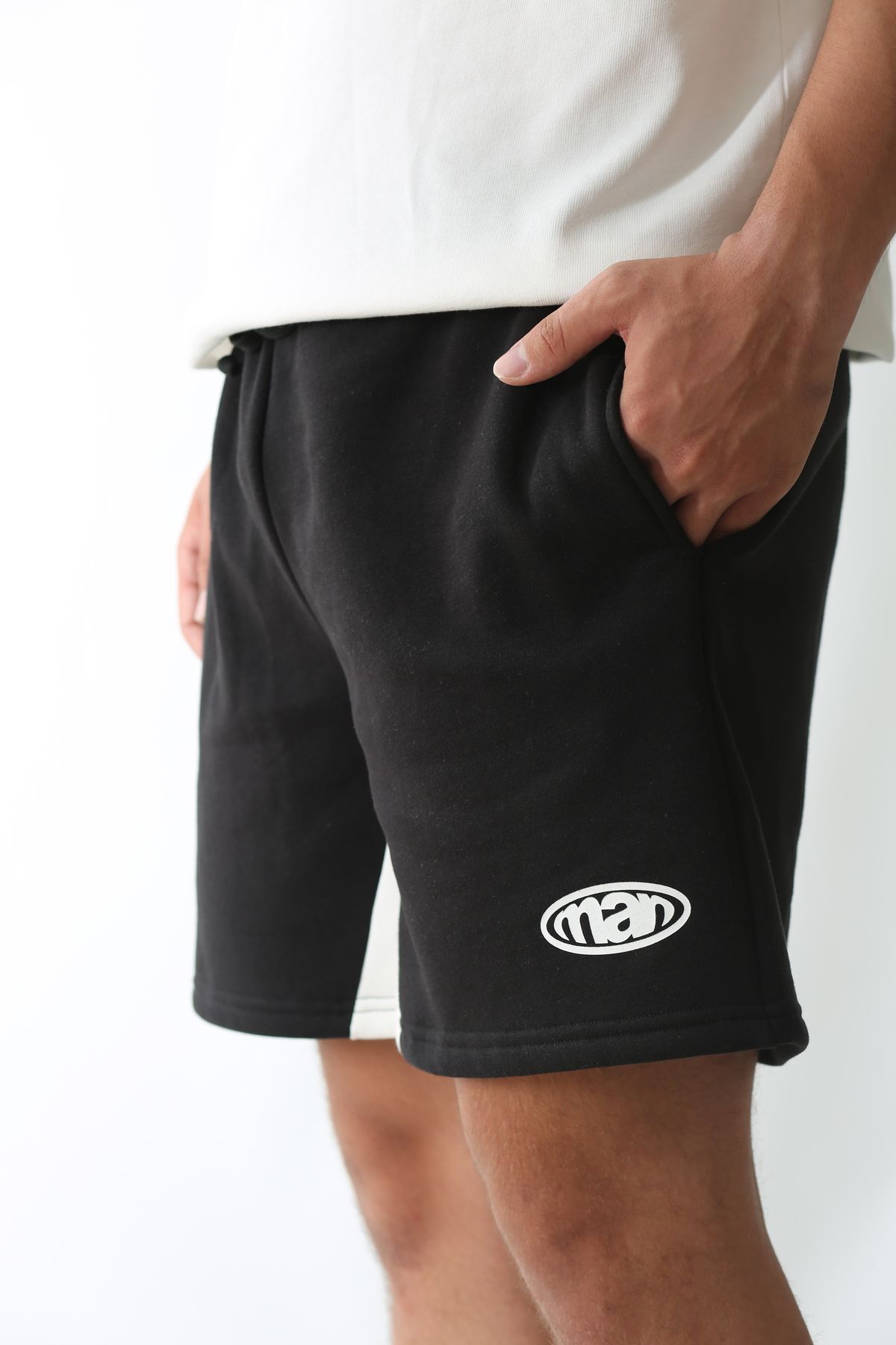 man of man man man of man-Man of Man Men's Black Shorts 3