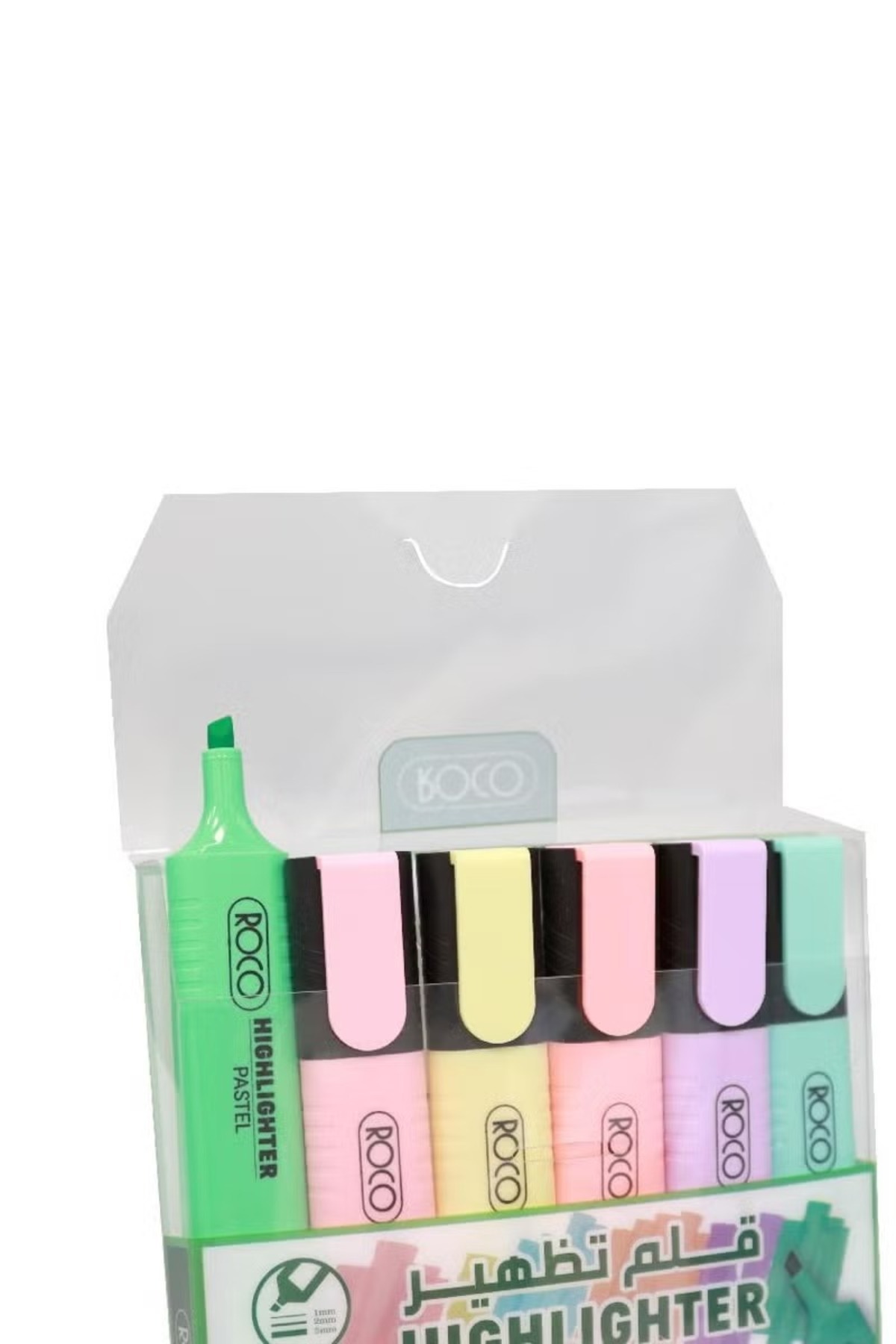Roco-120 Highlighter Set – 1.2 to 5 mm Chisel Tip 2