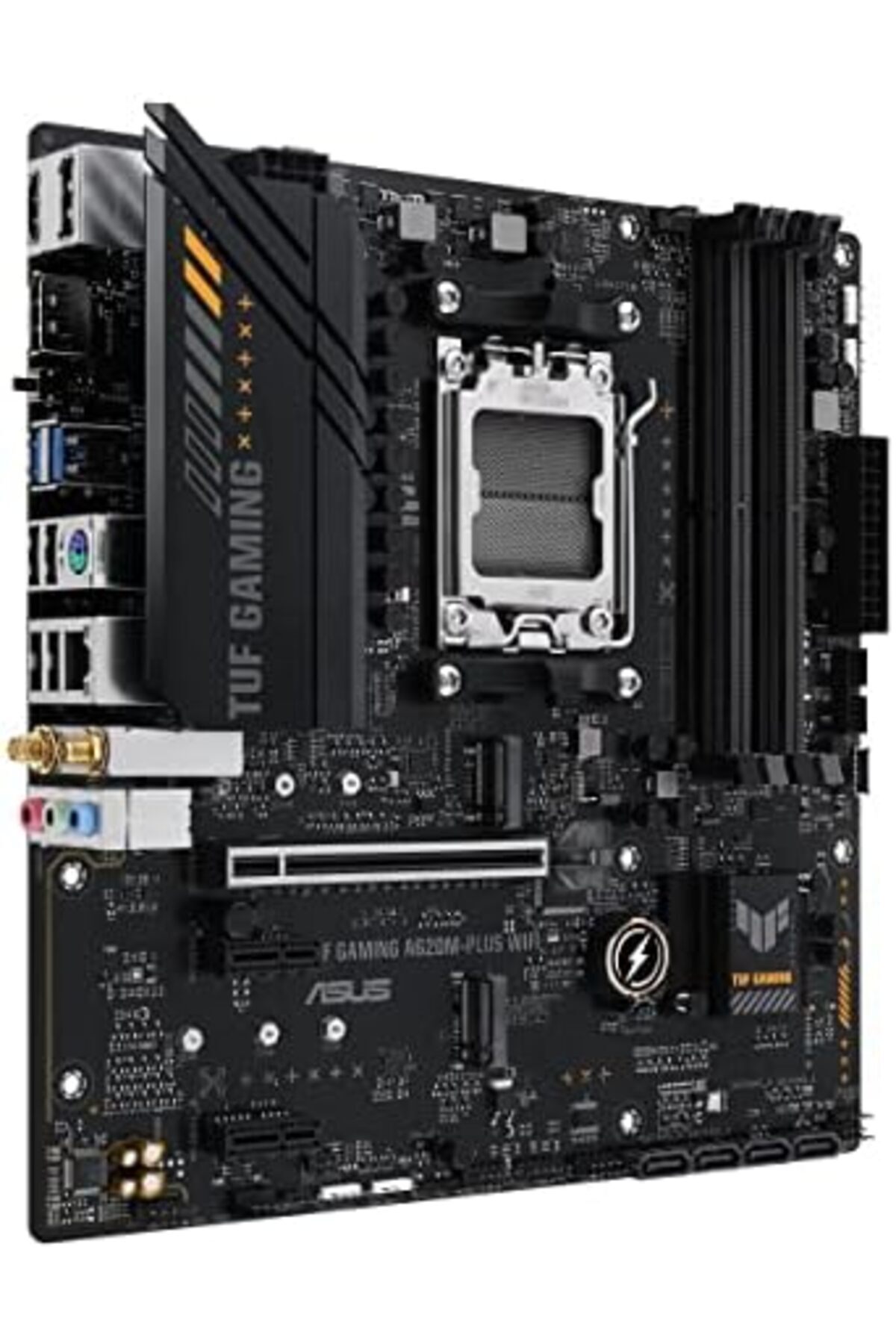 ASUS-TUF Gaming A620M-PLUS WiFi AMD Socket AM5 DDR5 Motherboard 6