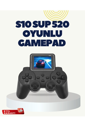 teknodayım HDMI Destekli S10 Gamepad 520 Oyunlu TV’ye Bağlanabilir Atari 2025...