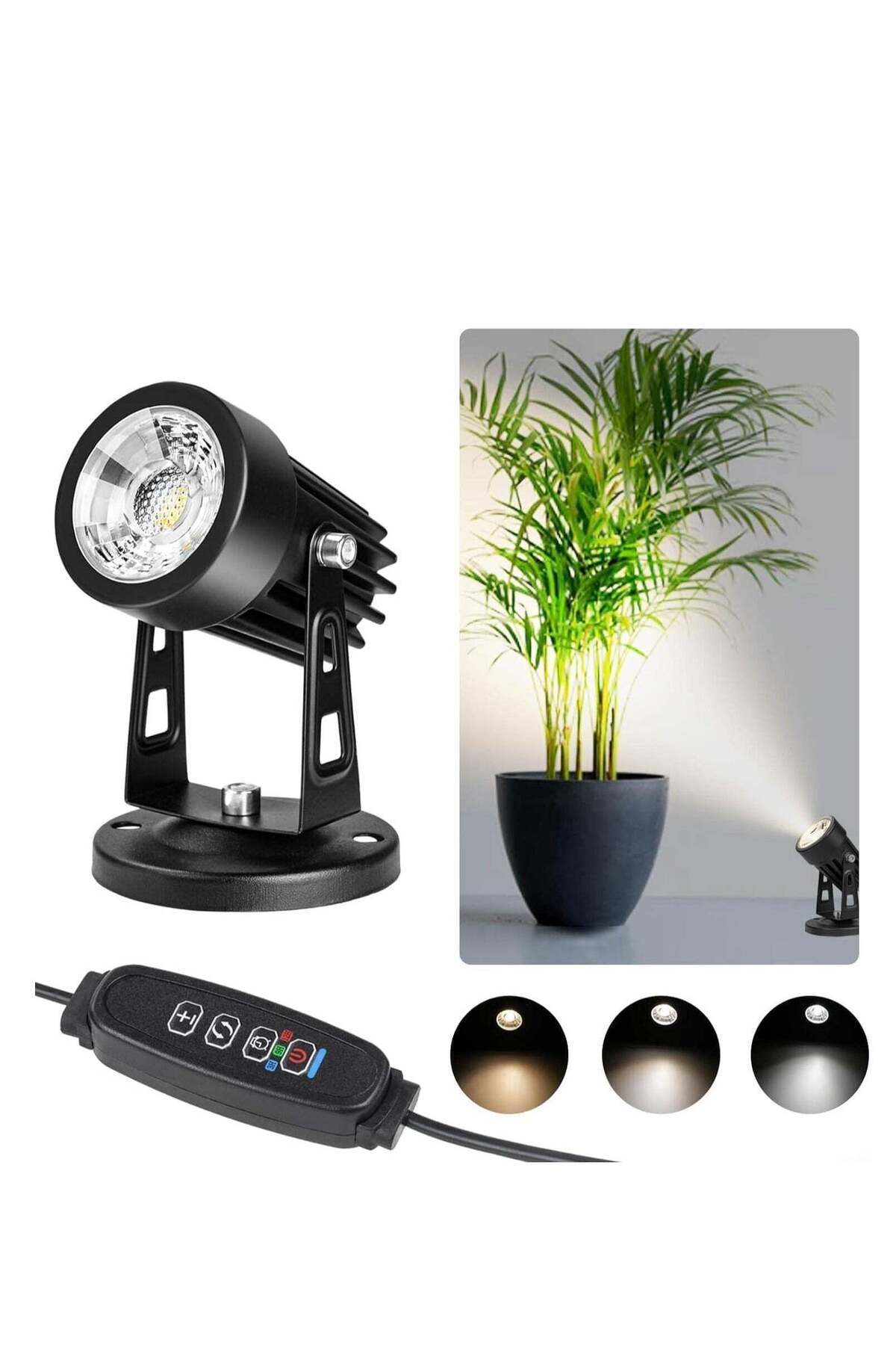 Generic-TRASSLE Indoor LED Spot Lights, 3W Uplighting with Remote Control Dimmable & Timer, Adjustable 3000 1