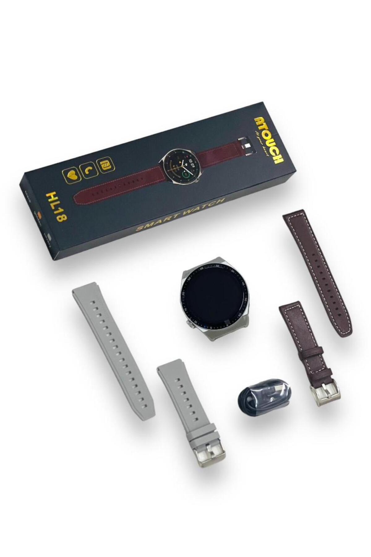 atouch-HL18 smart watch with 2 Different styles of Smart band with full screen touch 2