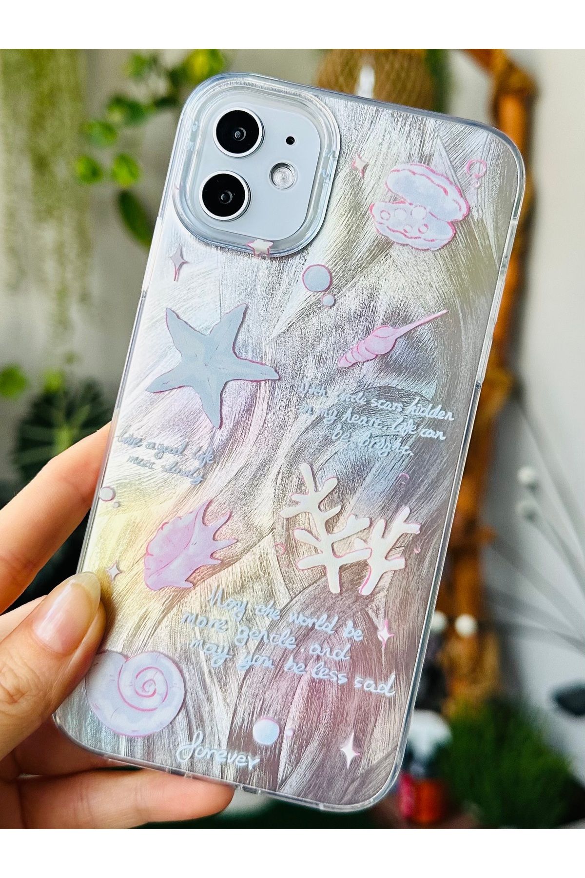 Go Aksesuar-iPhone 11 Compatible Shine Sea Color Transition Glossy Silicone Protected Case 2