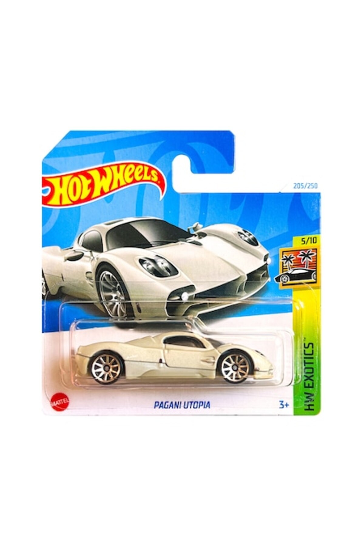 Masinuta Metalica Hot Wheels, Pagani Utopia, 1:64, Gri