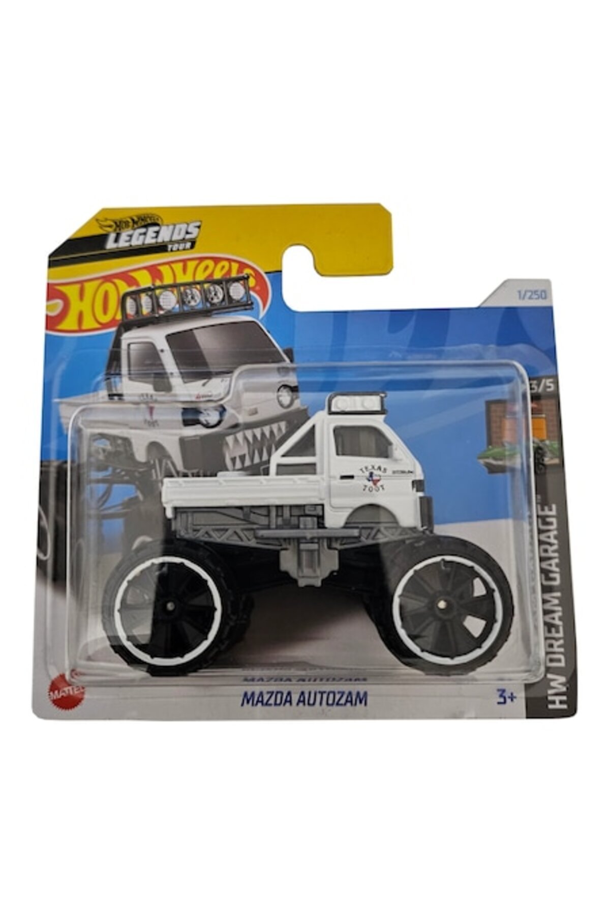 Masinuta metalica Hot Wheels Mazda Autozam, Colectia HW Dream Garage - Editia Legends Tour 2024, Alb
