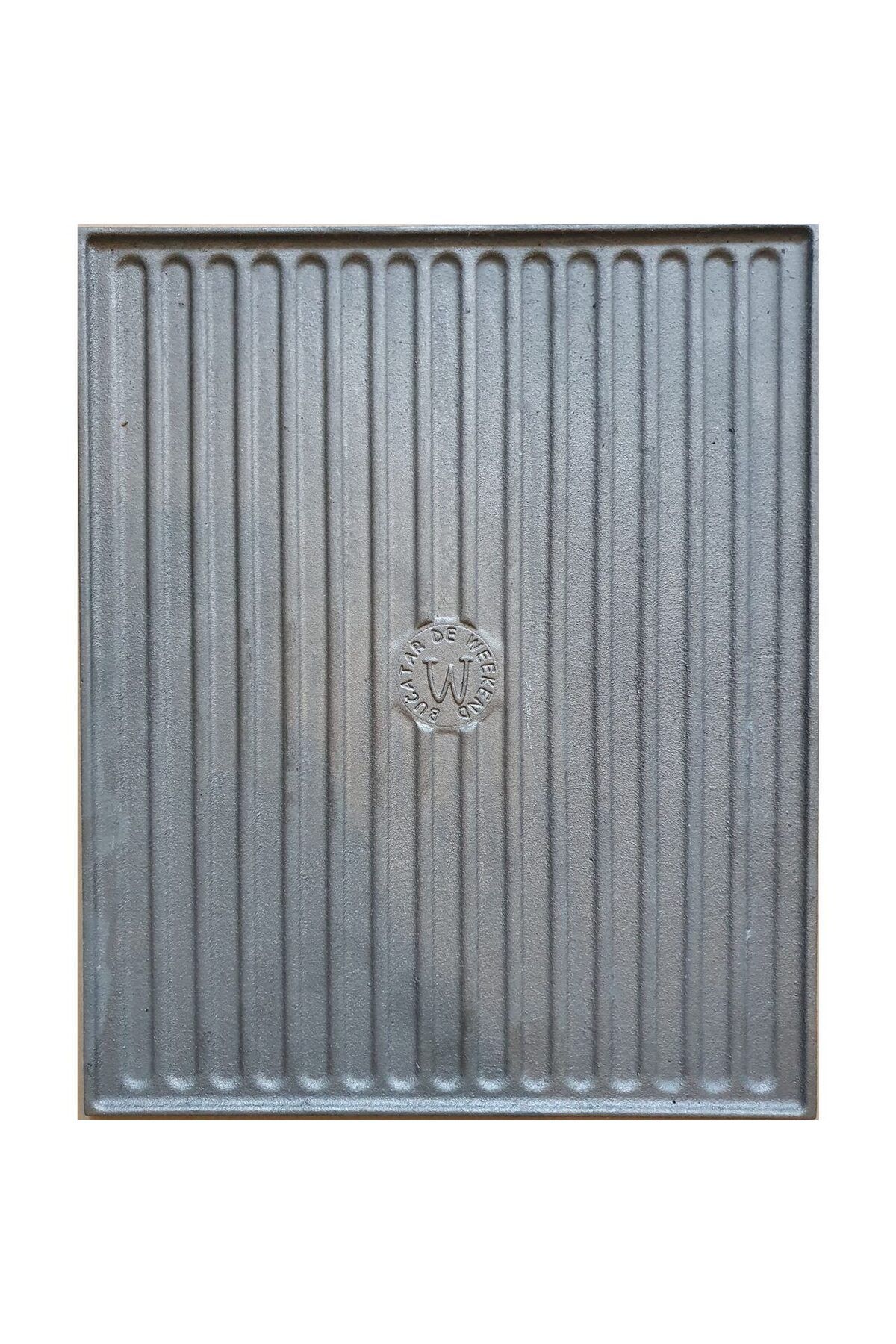 Mercaton-Grill plate, cast iron, rectangular, 2 sides, 40×33 cm, Grill Chef 1