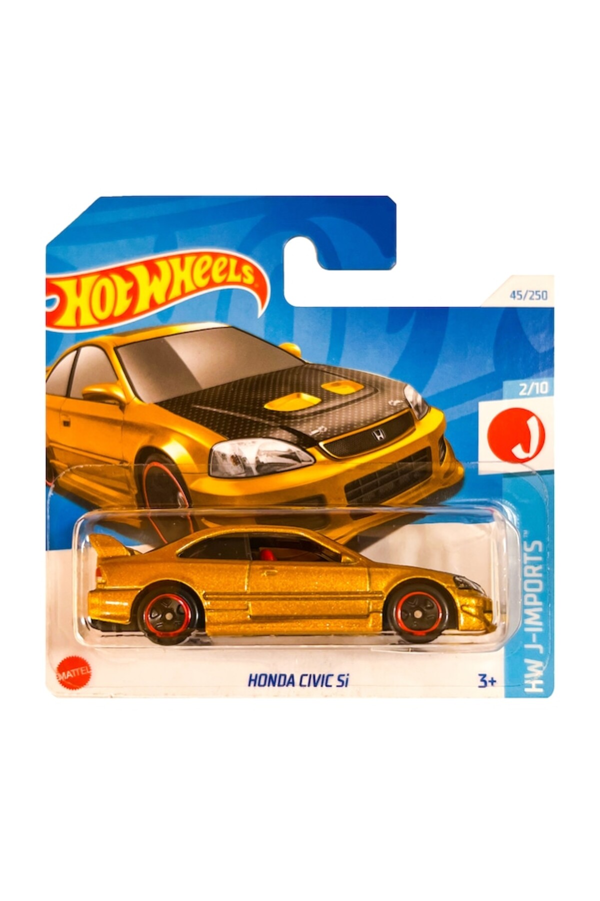 Masinuta metalica Hot Wheels, Honda Civic Si, 1:64, Auriu