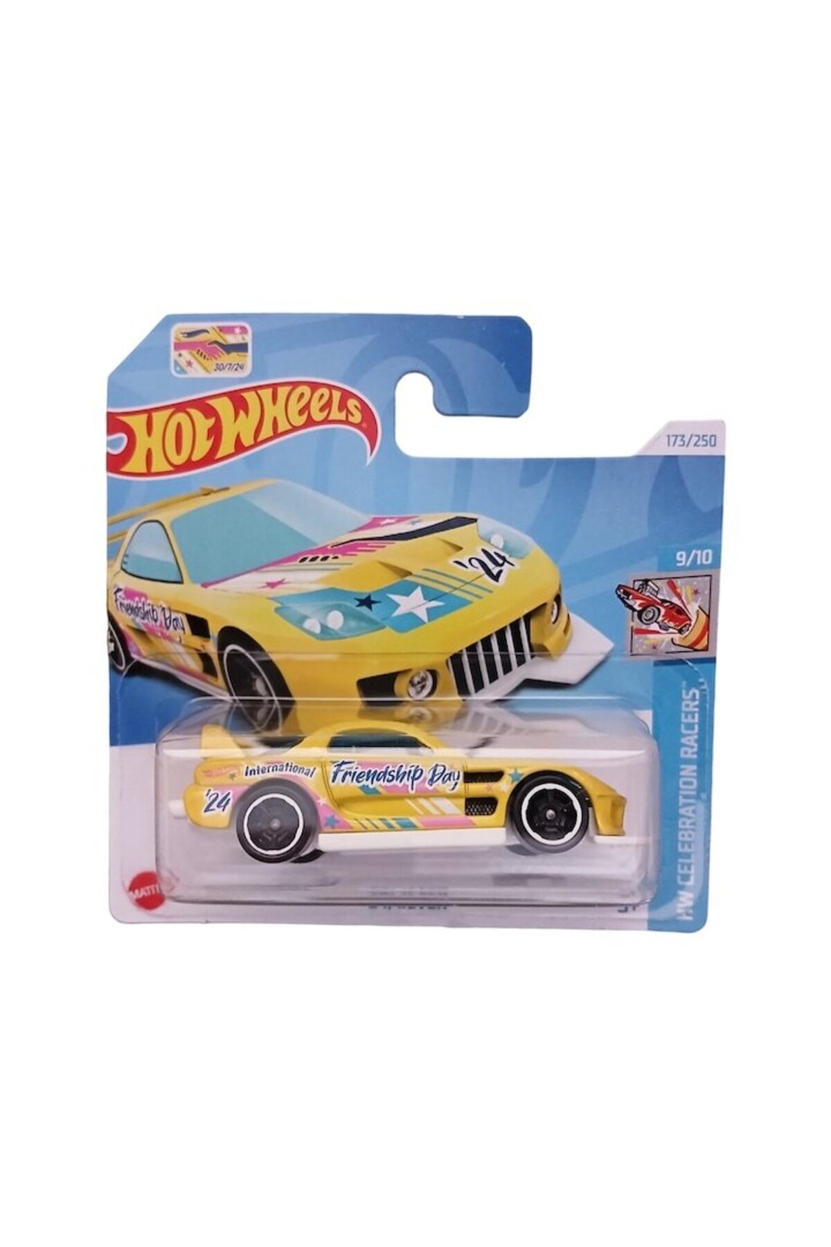 Masinuta Hot Wheels 24/Seven, galben, 1:64 - Model 2024