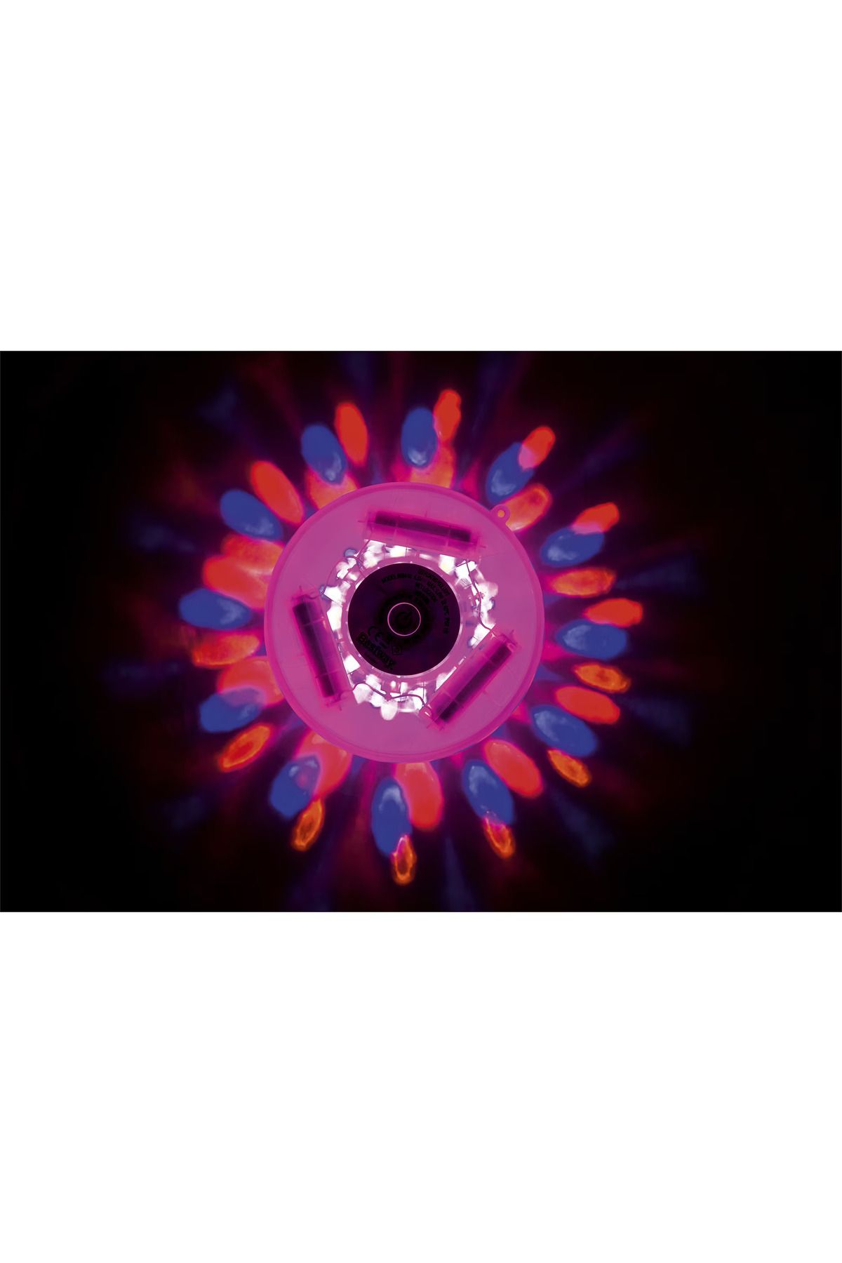 SERSIMO-Bestway FloatBright LED floating pool light, 4 colors, 7 modes, operates on 3 AA batteries 15