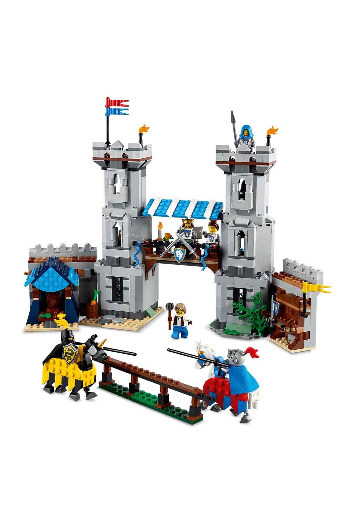 مجموعه خلاقانه ۳ در ۱ قلعه شوالیه قرون وسطی ۳۱۱۶۸ – برای کودکان ۹ سال به بالا