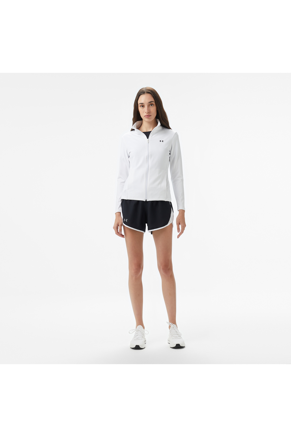 Under Armour Motion Emea Kadın Beyaz Antrenman Ceket görsel 3