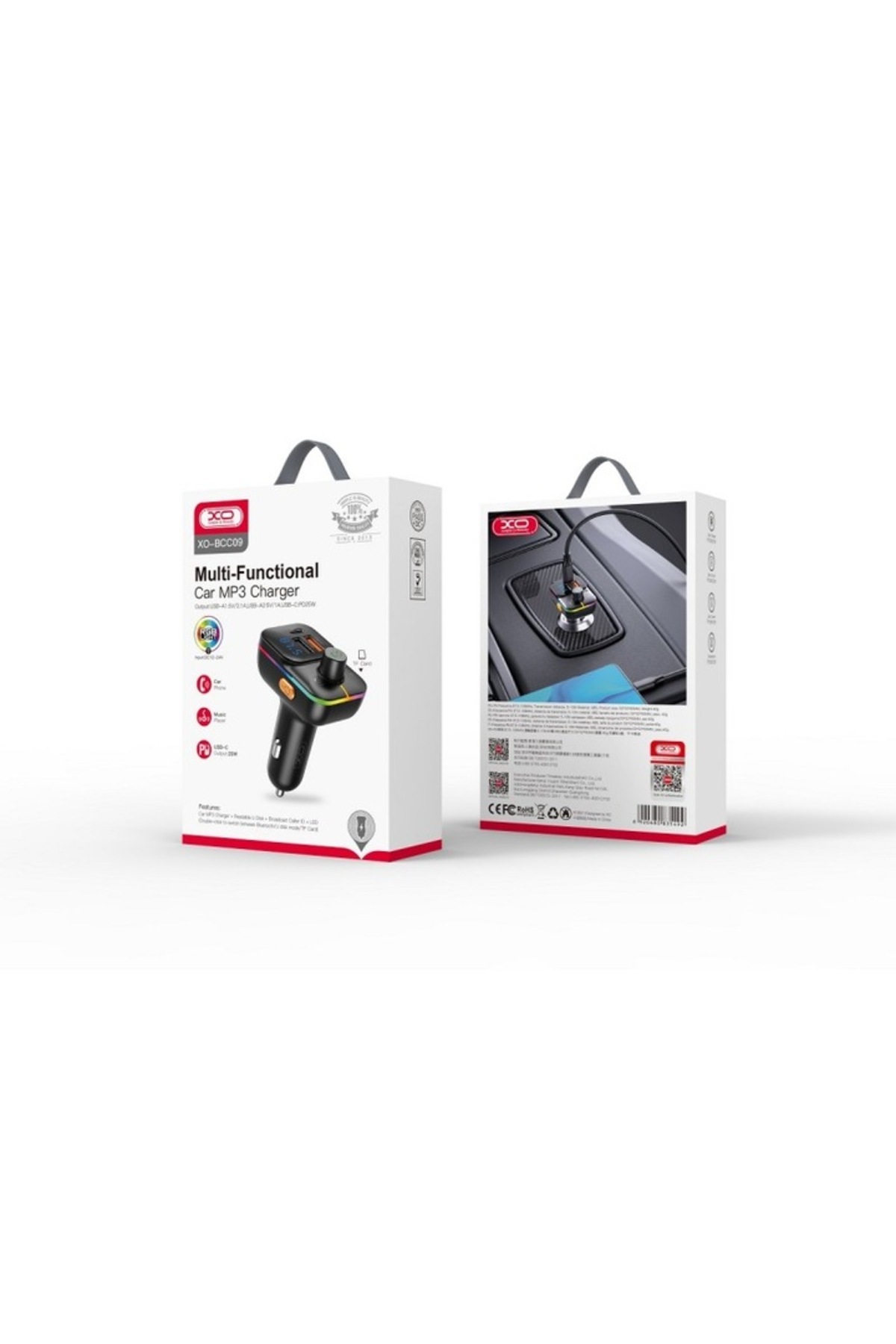 Tim-Modulator FM Bluetooth BCC09, Xtreme Armor, L21, 2 x USB-A - 1 x USB C - microSD 3