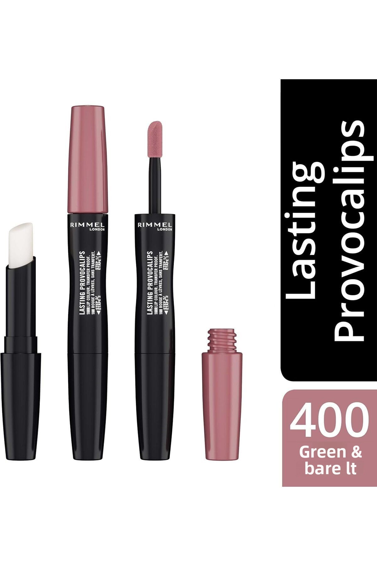 Rimmel London Lasting Provocalips Liquid Lipstick - 400 - Grin & Bare It, 7.5ml