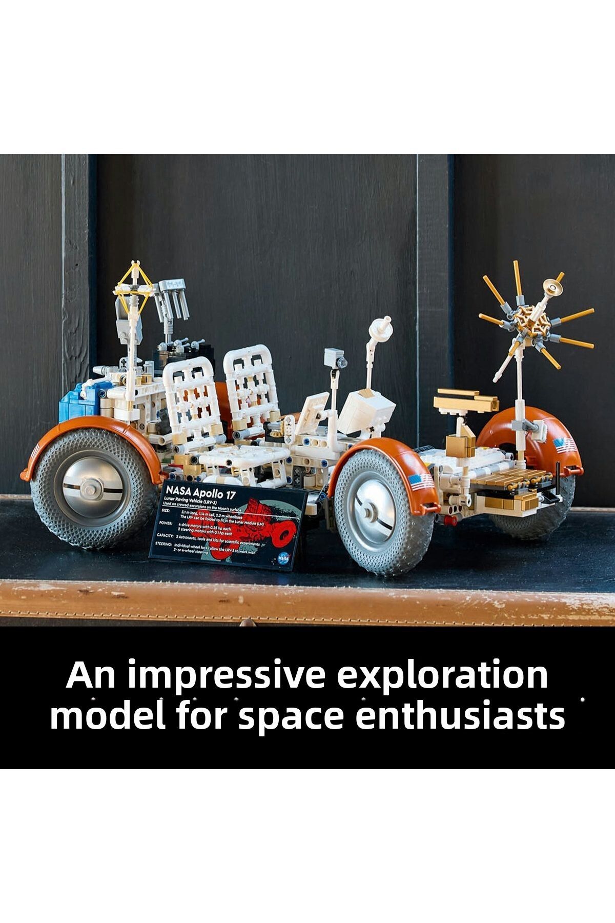 LEGO-® Technic NASA Apollo Lunar Roving Vehicle – LRV 42182 Building Set for Adults (1,913 Pieces) 8
