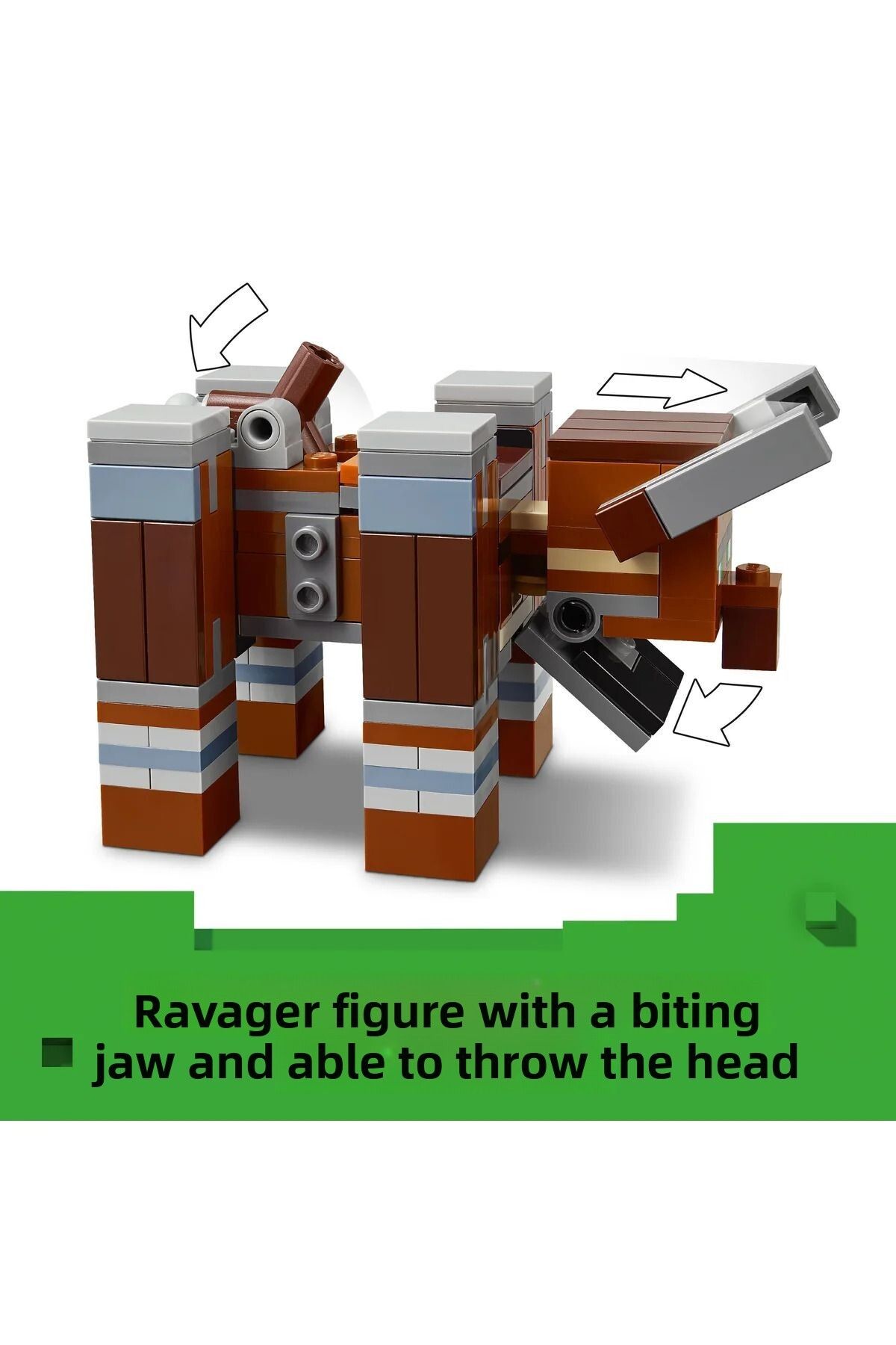LEGO-®   Minecraft the Looter Garrison and Marauder 21278 - 9+ Creative Toy Building Set (665 Pieces) 6