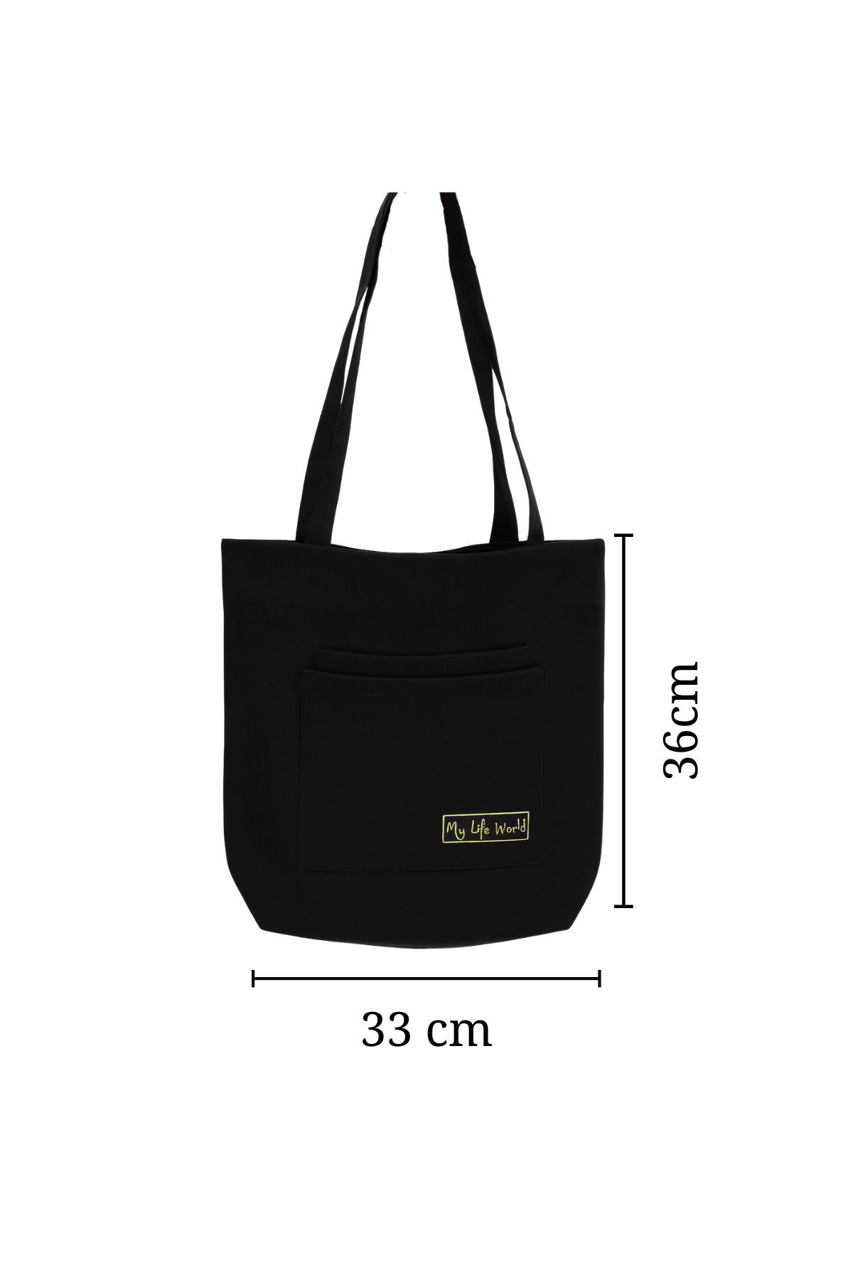 YUNUSOĞLU HOME-Multi-Purpose Premium Single Snap Life Printed Gray Medium Size Canvas Hand and Shoulder Bag 5