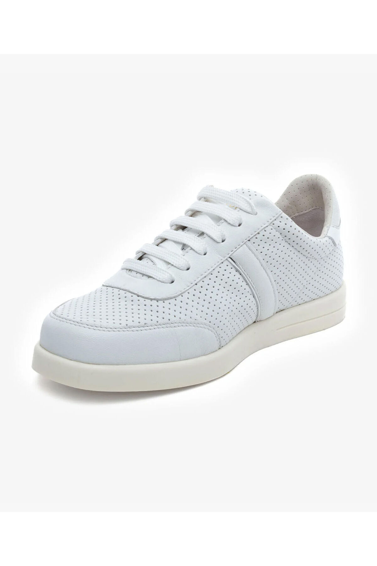Resim Greyder Kadın Beyaz Hakiki Deri Spor Ayakkabı 5Y2UA34381 