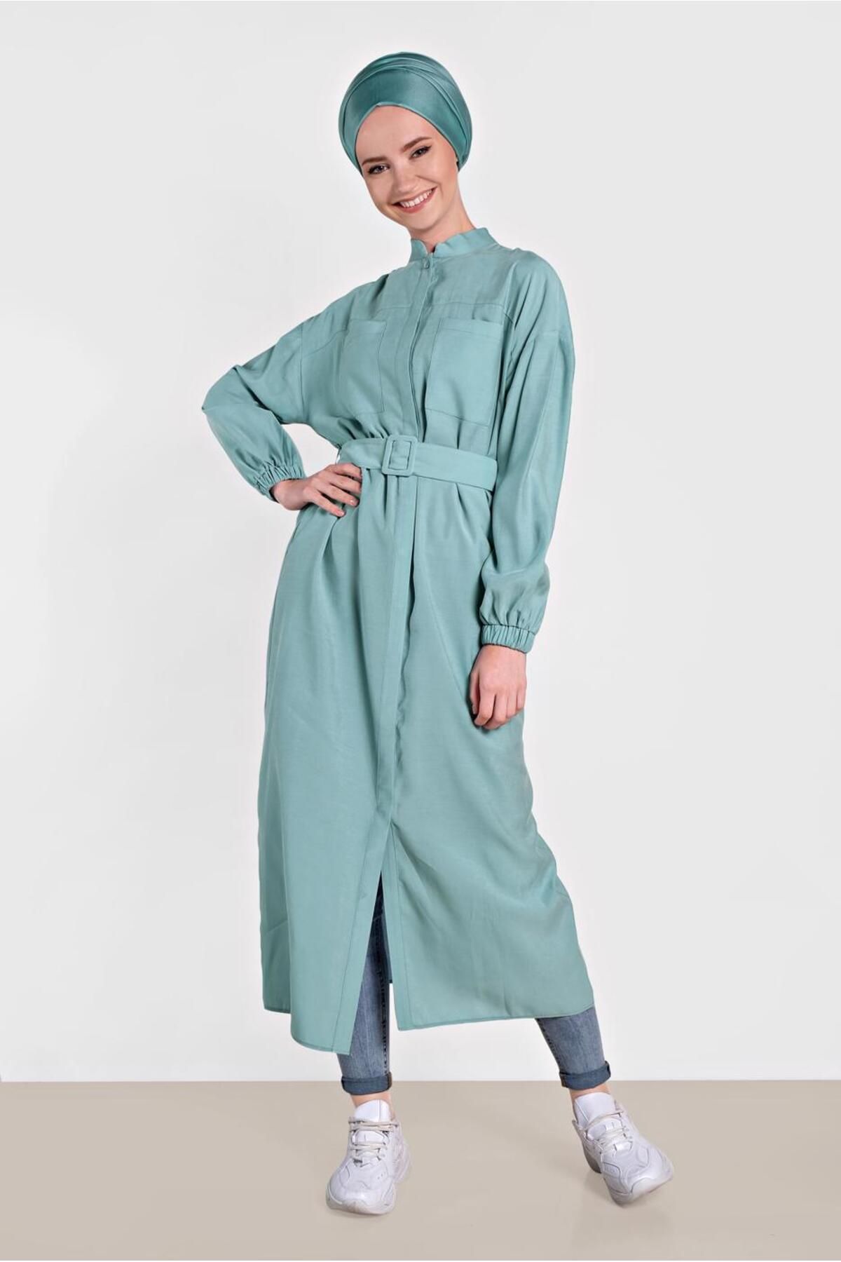 Alvina-Birded Tunic with Tassel Details on the Back 4473 3