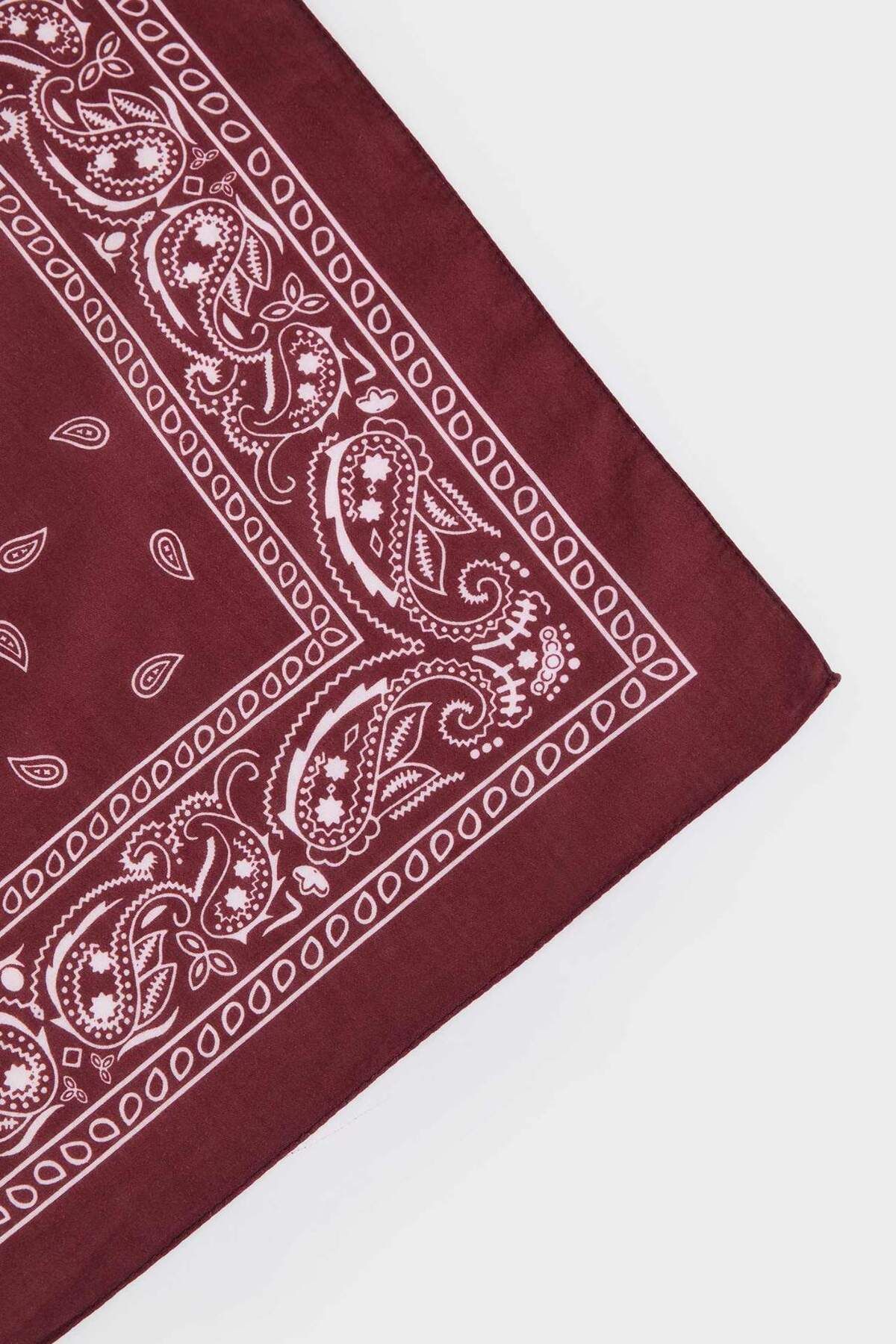 DeFacto-Unisex gemustertes Baumwoll-Bandana N7447AZ25SM 3