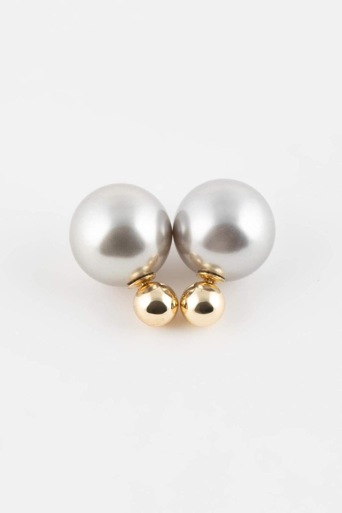 DeFacto-Silber Perlen Damen Ohrringe C8899AXNS 3